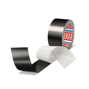 Tesa 50577 svart aluminiumtejp med pappersliner